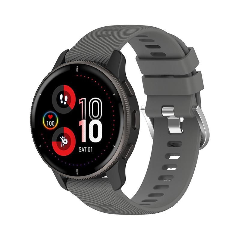 For Garmin Venu 2 Plus/Samsung Galaxy Watch 5 Pro 45mm Cross Stripe Silicone Watch Band 20mm Universal Replacement Wrist Strap Grey
For Garmin Venu 2 Plus/Samsung Galaxy Watch 5 Pro 45mm Cross Stripe Silicone Watch Band 20mm Universal Replacement Wrist Strap Grey