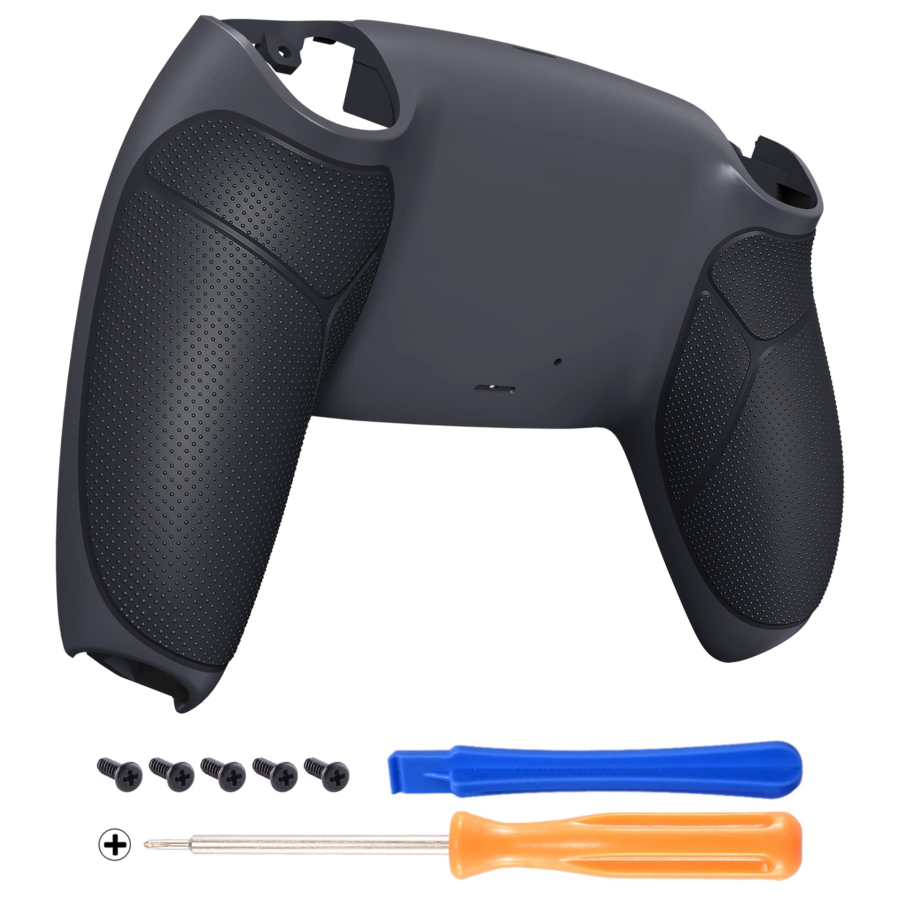 eXtremeRate Rubberized Grip Custom Back Housing Bottom Shell for PS5 Replacement Back Shell Cover Compatible with PS5 Controller Gray Dark Controller,
eXtremeRate Rubberized Grip Custom Back Housing Bottom Shell for PS5 Replacement Back Shell Cover Compatible with PS5 Controller Gray Dark Controller,