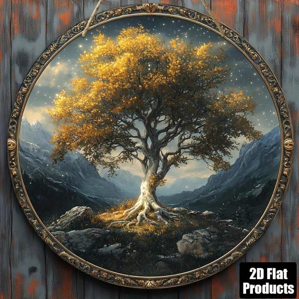 Tree of Life Metal Wall Art Plaque 20cm Round Home Decor for Living Room Bar Cafe Office Sign 20x20 різнокольоровий
Tree of Life Metal Wall Art Plaque 20cm Round Home Decor for Living Room Bar Cafe Office Sign 20x20 різнокольоровий