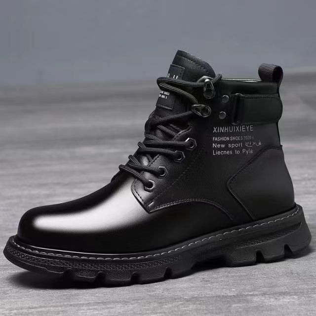 Men s shoes Martin leather boots British 2024 velvet cotton shoes leather shoes casual new high-top men s heightening tooling boots 39
Men s shoes Martin leather boots British 2024 velvet cotton shoes leather shoes casual new high-top men s heightening tooling boots 39