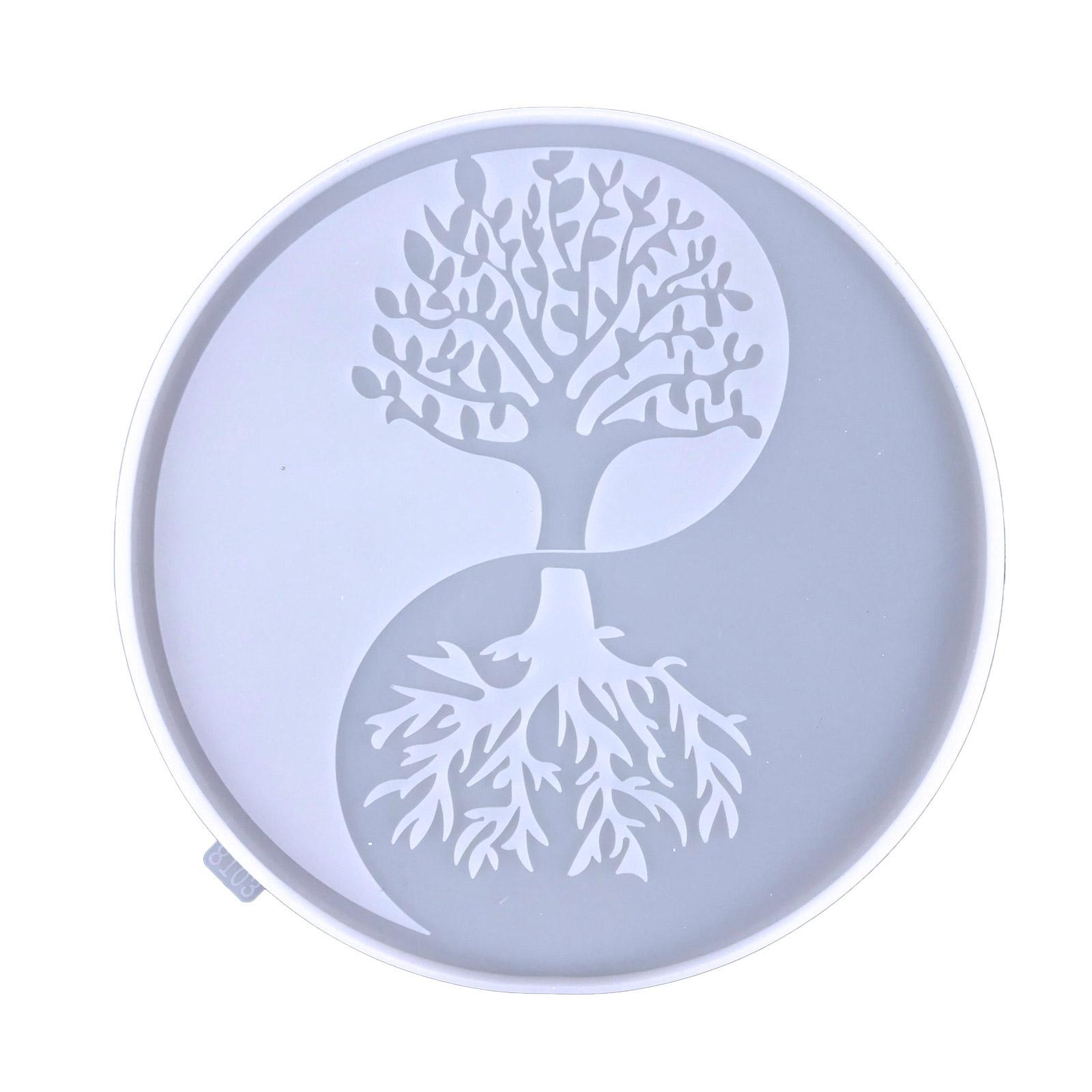 Wall-Hanging Decoration Silicone Mold Tree-of-Life and Moon Wall Art Silicone Molds Epoxy Resin Casting Molds for DIY 1 чистый
Wall-Hanging Decoration Silicone Mold Tree-of-Life and Moon Wall Art Silicone Molds Epoxy Resin Casting Molds for DIY 1 чистый