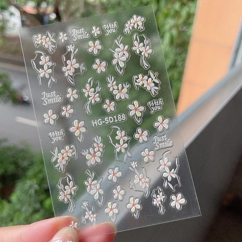 5D Embossed Camellia Nails Stickers Relief Manicure Decals Ornament Nail Charms Decorations
5D Embossed Camellia Nails Stickers Relief Manicure Decals Ornament Nail Charms Decorations