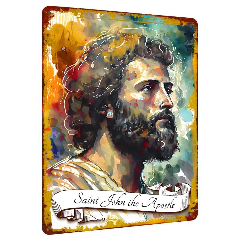 Saint John The Apostle Religious Art Decor Christian Theme Metal Iron Painting Home Wall Decor Mural 20x30cm(7.8x11.8inch)
Saint John The Apostle Religious Art Decor Christian Theme Metal Iron Painting Home Wall Decor Mural 20x30cm(7.8x11.8inch)