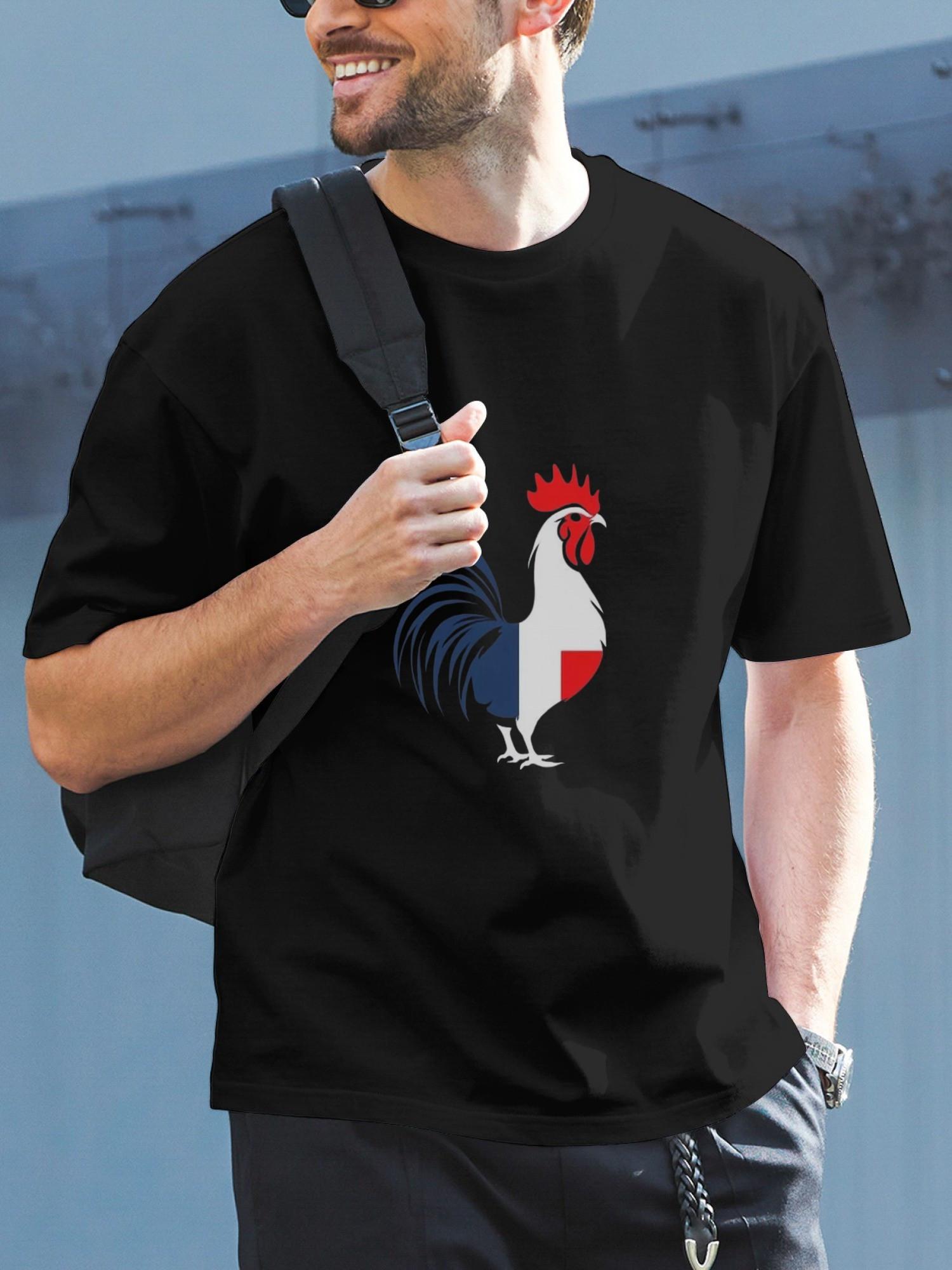 1pc French flag silhouette rooster navy blue T-shirt S
1pc French flag silhouette rooster navy blue T-shirt S