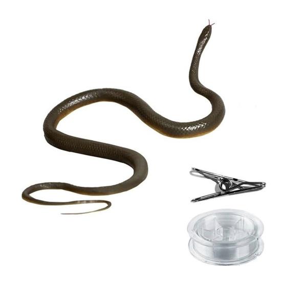 1 комплект игрушек для розыгрышей в виде змеи для гольфа с прозрачным резиновым зажимом, имитирующим змею на веревке серый
1 комплект игрушек для розыгрышей в виде змеи для гольфа с прозрачным резиновым зажимом, имитирующим змею на веревке серый