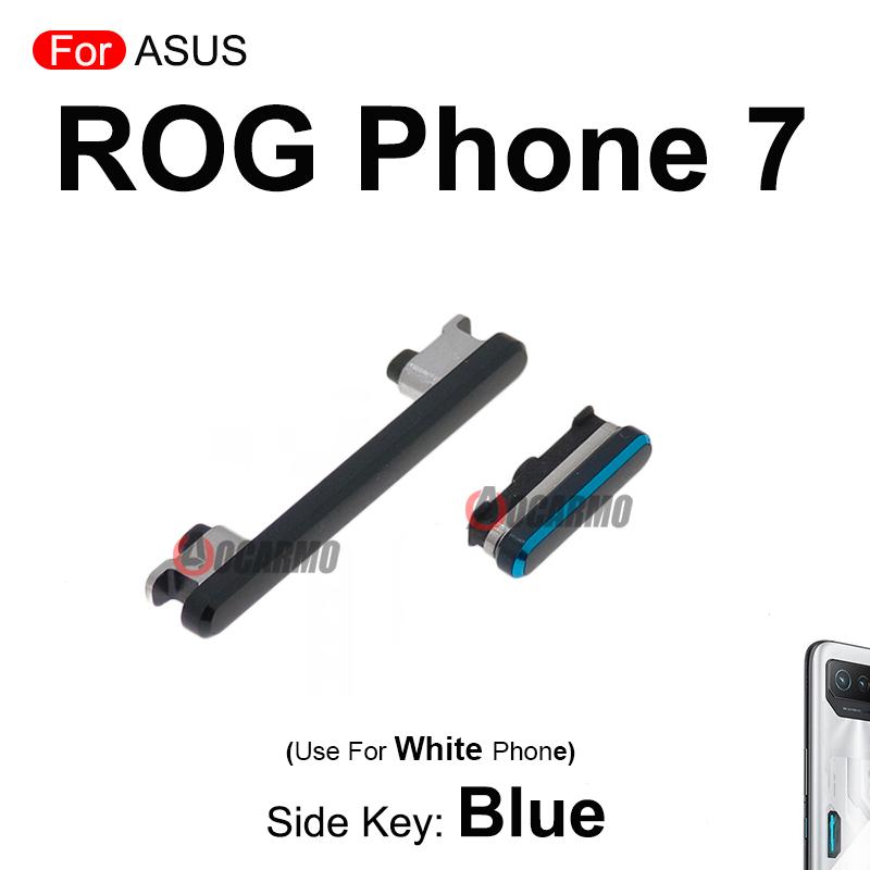 Black Red Blue Power On OFF Volume Buttons Side Keys For ASUS ROG7 ROG Phone 6 7 ROG6 Replacement Part ROG7--Blue
Black Red Blue Power On OFF Volume Buttons Side Keys For ASUS ROG7 ROG Phone 6 7 ROG6 Replacement Part ROG7--Blue