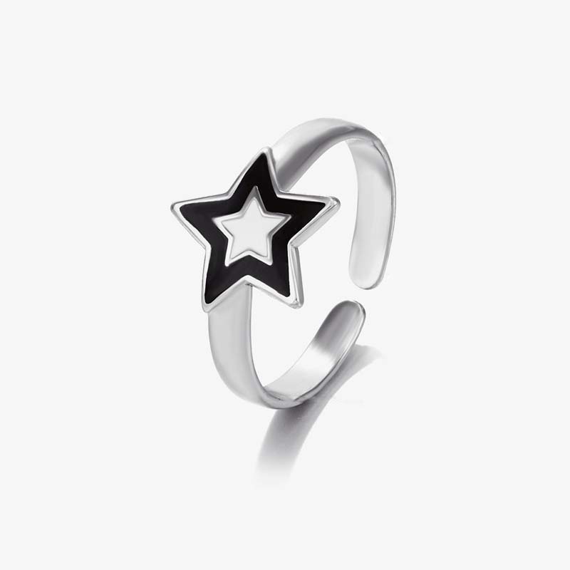 Fashion Stainless Steel Geometric Rings for Women Simple Black Color Dropping Oil Adjustable Rings Wedding Zircon Gift Bijoux
Fashion Stainless Steel Geometric Rings for Women Simple Black Color Dropping Oil Adjustable Rings Wedding Zircon Gift Bijoux