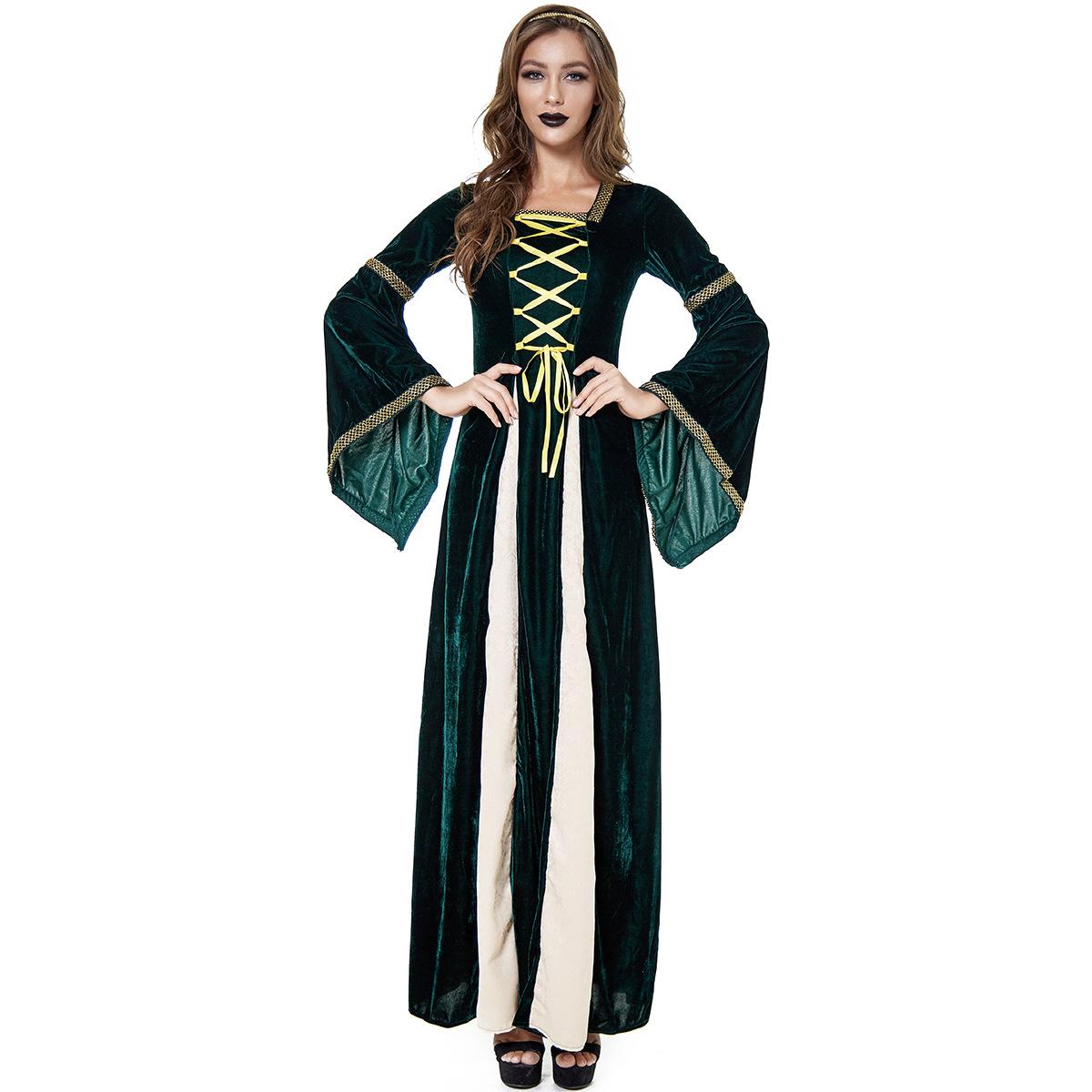 M-XXL Medieval vintage court queen costume, Halloween costume, masquerade costume XXL зелений
M-XXL Medieval vintage court queen costume, Halloween costume, masquerade costume XXL зелений