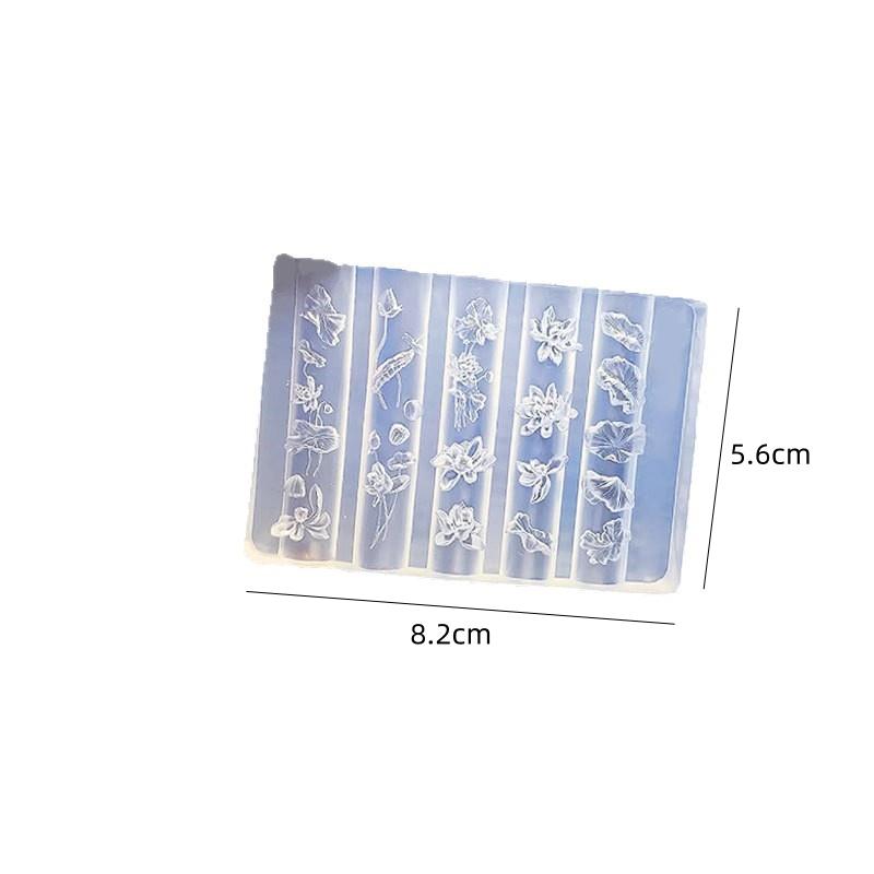 Advanced 3D Silicone Nail Mold for Creating Lotus and Leaves designs, Transparent Nail Art Manicure Tools for DIY Decoration
Advanced 3D Silicone Nail Mold for Creating Lotus and Leaves designs, Transparent Nail Art Manicure Tools for DIY Decoration