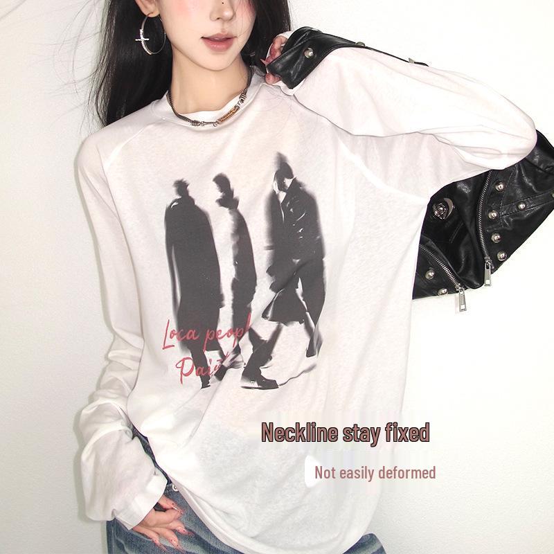 Женская уличная футболка Tide с круглым вырезом и длинным рукавом, приталенная - Коллекция Осень 2025 Large белый
Женская уличная футболка Tide с круглым вырезом и длинным рукавом, приталенная - Коллекция Осень 2025 Large белый