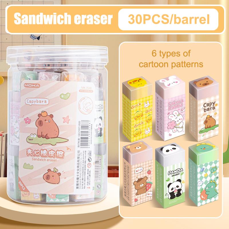 30Pcs Cartoon Jelly Eraser Creative Cute Eraser Durable Student Eraser Art Supplies School Supplies Student Stationery Gifts as the picture
30Pcs Cartoon Jelly Eraser Creative Cute Eraser Durable Student Eraser Art Supplies School Supplies Student Stationery Gifts as the picture