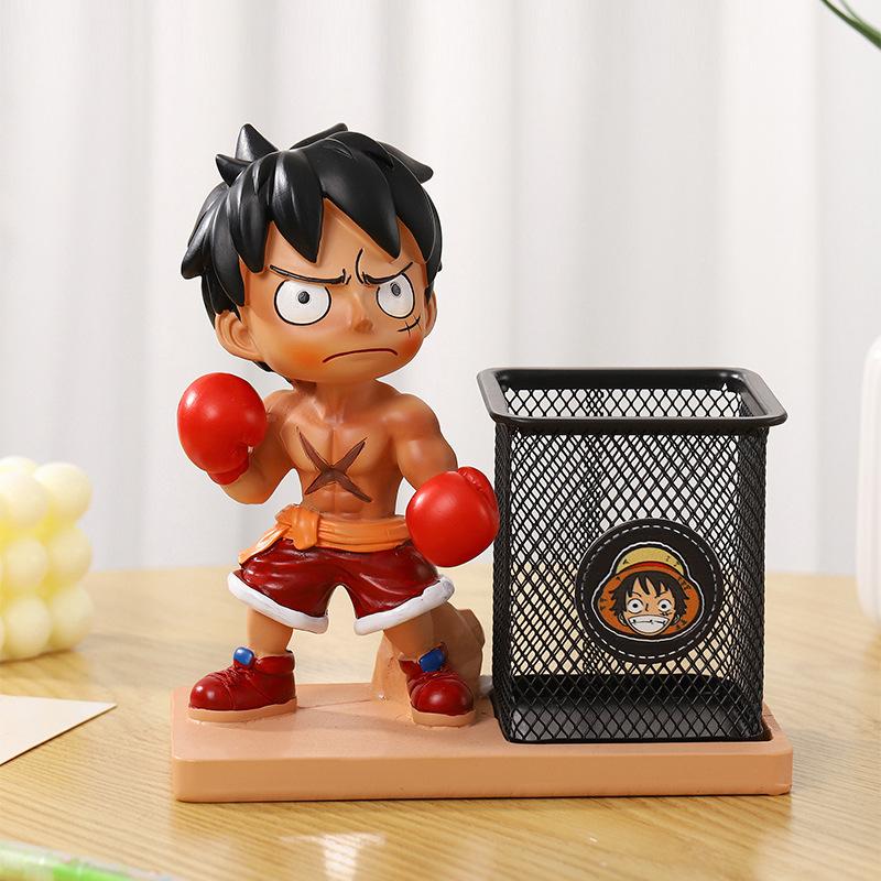 Мультяшная фигурка Луффи из аниме One Piece, креативный настольный держатель для ручек, декоративная модель, игрушка для хранения, кукла, подарок красный
Мультяшная фигурка Луффи из аниме One Piece, креативный настольный держатель для ручек, декоративная модель, игрушка для хранения, кукла, подарок красный