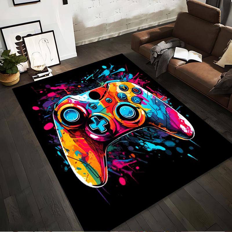 Colorful Gaming Controller Splatter Art Carpet for Living Room Decor Suitable for use as an anti-slip for living room bedroom sofas 40x60cm( 15x23in )
Colorful Gaming Controller Splatter Art Carpet for Living Room Decor Suitable for use as an anti-slip for living room bedroom sofas 40x60cm( 15x23in )