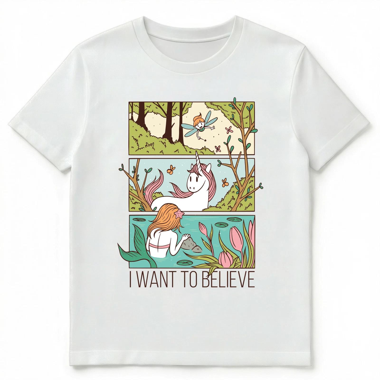 I Want To Believe Fairy Unicorn Mermaid Fantasy Unisex T-Shirt S
I Want To Believe Fairy Unicorn Mermaid Fantasy Unisex T-Shirt S