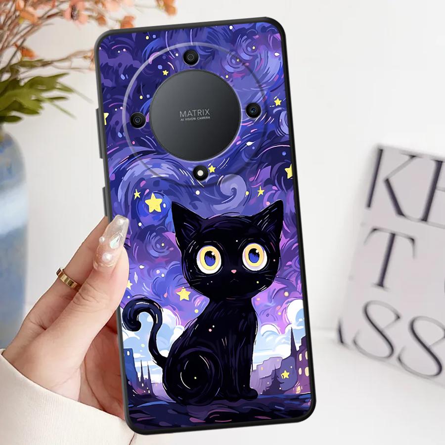 Soft Back Phone Cover Case for Honor X9c 90 Lite X9 X7 X9a X7a 70 X8 8X Starry Sky Cat Honor X8 4G
Soft Back Phone Cover Case for Honor X9c 90 Lite X9 X7 X9a X7a 70 X8 8X Starry Sky Cat Honor X8 4G