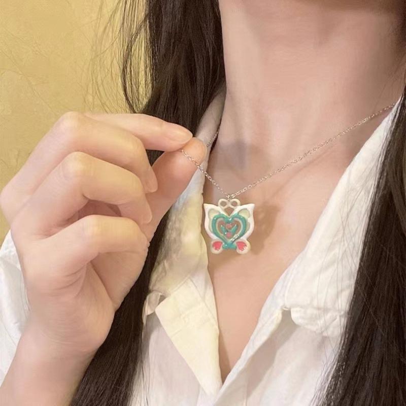 Balala little fairy transforms into magic wand necklace gentle temperament girl collarbone chain female versatile зелений
Balala little fairy transforms into magic wand necklace gentle temperament girl collarbone chain female versatile зелений