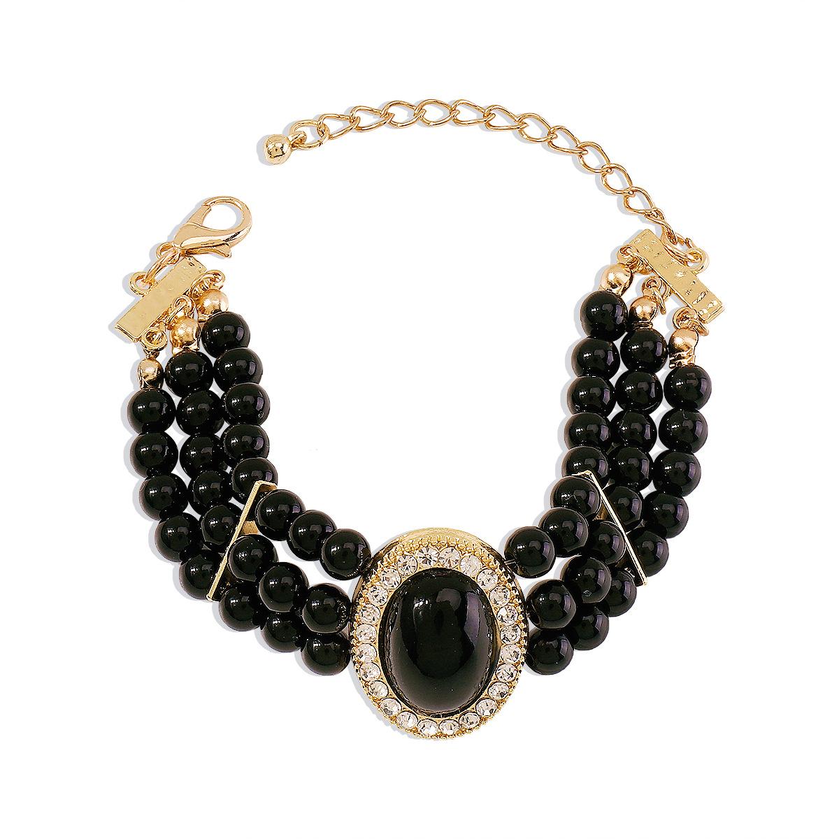Multi-Layer Black Imitation Pearl Necklace Bead Chain Punk Ladies Wedding Short Clavicle Necklac Girl Charm Banquet Jewelry
Multi-Layer Black Imitation Pearl Necklace Bead Chain Punk Ladies Wedding Short Clavicle Necklac Girl Charm Banquet Jewelry