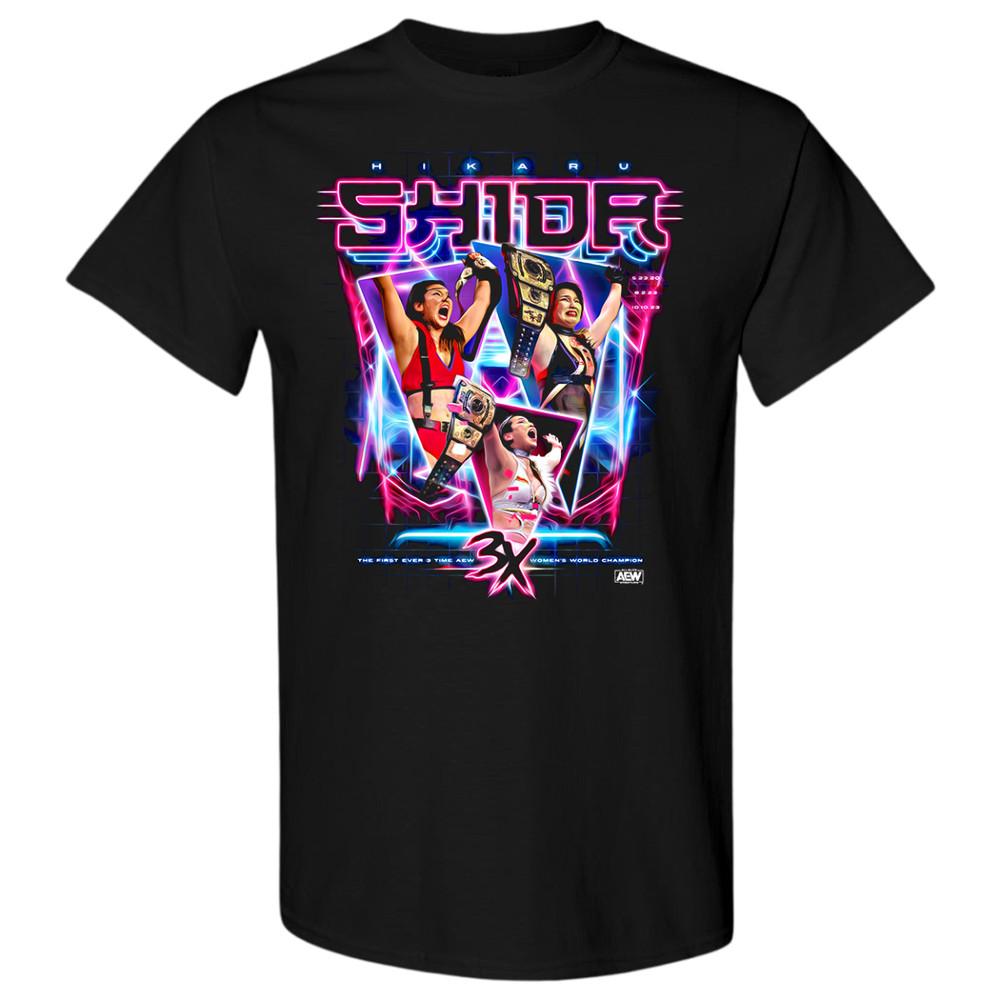 HIKARU SHIDA THE FIRST 3X WOMENS CHAMPION AEW Official TShirt Unisex T-Shirt M
HIKARU SHIDA THE FIRST 3X WOMENS CHAMPION AEW Official TShirt Unisex T-Shirt M