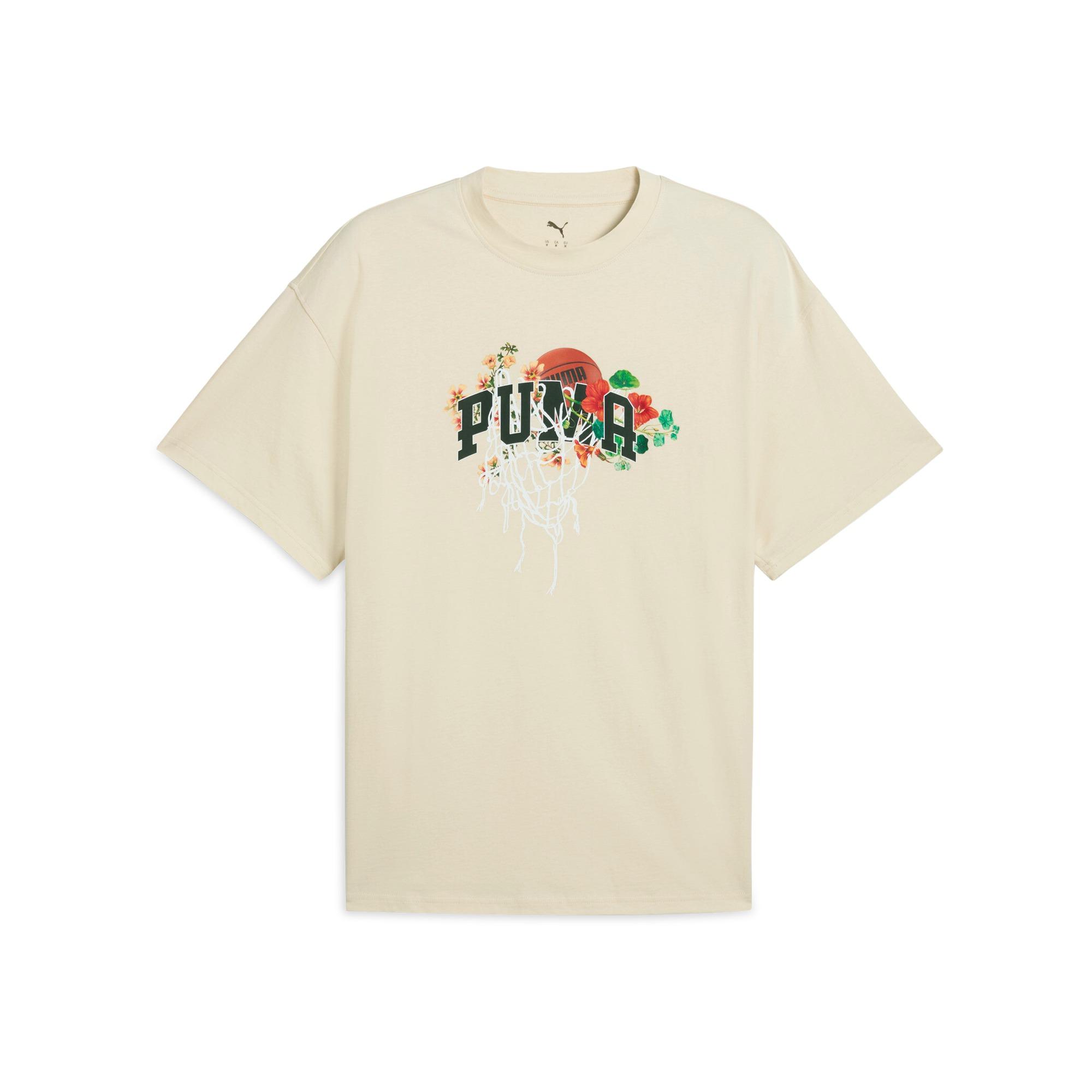 Puma Dunked In Florals Logo Floral Print Basketball Crew Neck T-Shirt Men T-Shirts Snow-White 630909-01 L
Puma Dunked In Florals Logo Floral Print Basketball Crew Neck T-Shirt Men T-Shirts Snow-White 630909-01 L