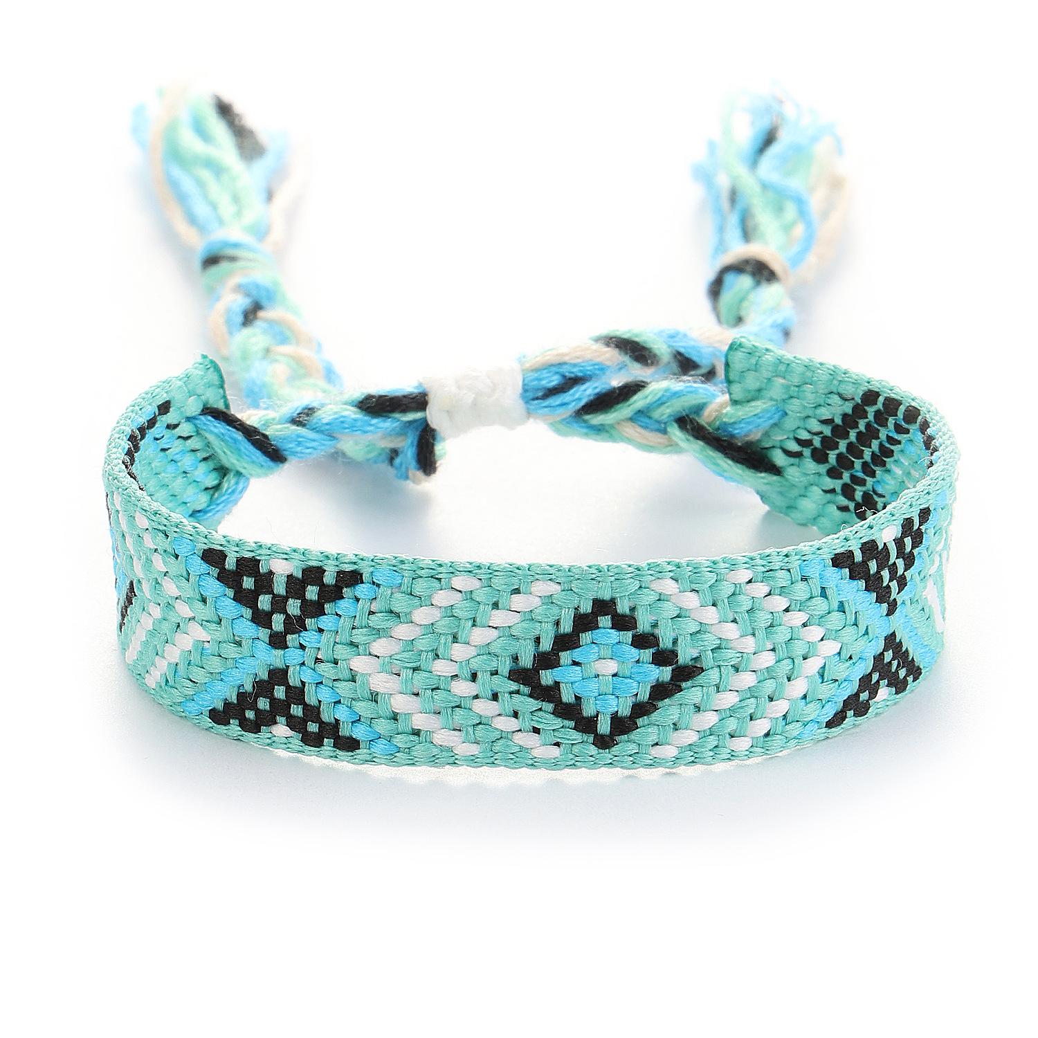 Nepal Ethnic Style Lucky Woven Bracelet with Colorful Tassels and Irregular Pattern
Nepal Ethnic Style Lucky Woven Bracelet with Colorful Tassels and Irregular Pattern