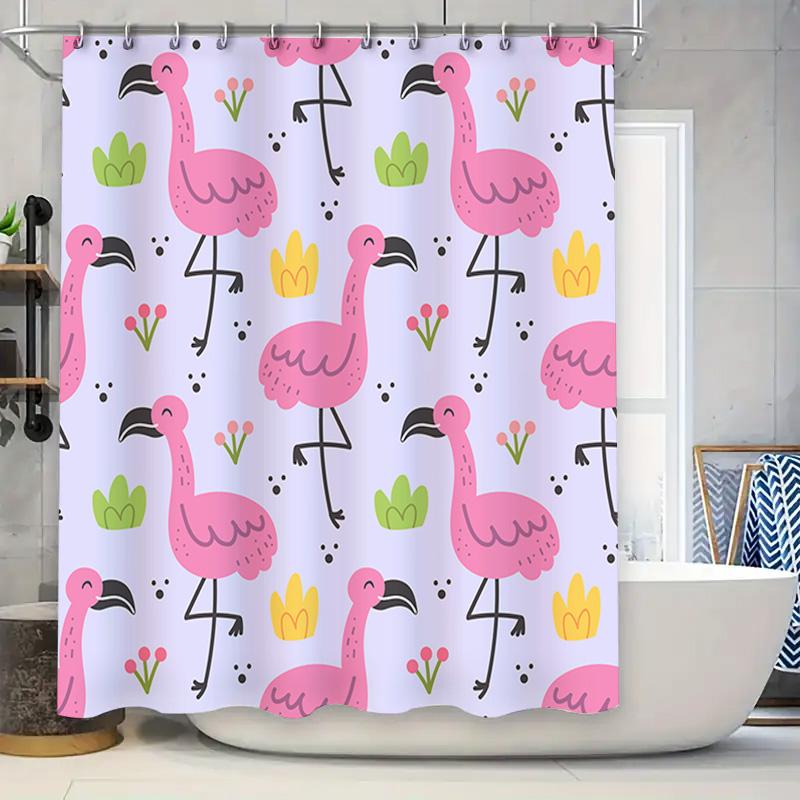 Pink Flamingo Shower Curtain Waterproof Fabric Bathroom Decor Pattern Accessory Home Textile Modern Style Pink Bath Towel 180X24 W60H190(CM)-1 Pcs
Pink Flamingo Shower Curtain Waterproof Fabric Bathroom Decor Pattern Accessory Home Textile Modern Style Pink Bath Towel 180X24 W60H190(CM)-1 Pcs