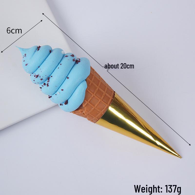 Simulation Chocolate Chip Ice Cream Display Model: Fake Cream Ice Cream for Milk Tea Shop Window (Stand Sold Separately)
Simulation Chocolate Chip Ice Cream Display Model: Fake Cream Ice Cream for Milk Tea Shop Window (Stand Sold Separately)