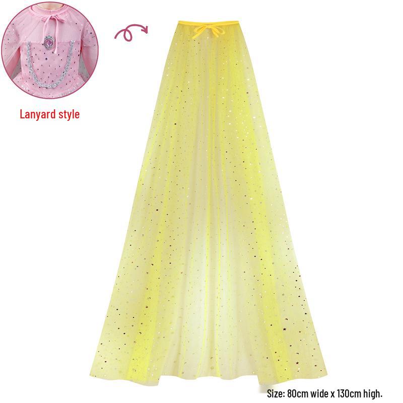 Костюм Принцеси Ельзи та Анни для дівчаток: плащ та фата One Size (fits girls aged 3-8)
Костюм Принцеси Ельзи та Анни для дівчаток: плащ та фата One Size (fits girls aged 3-8)