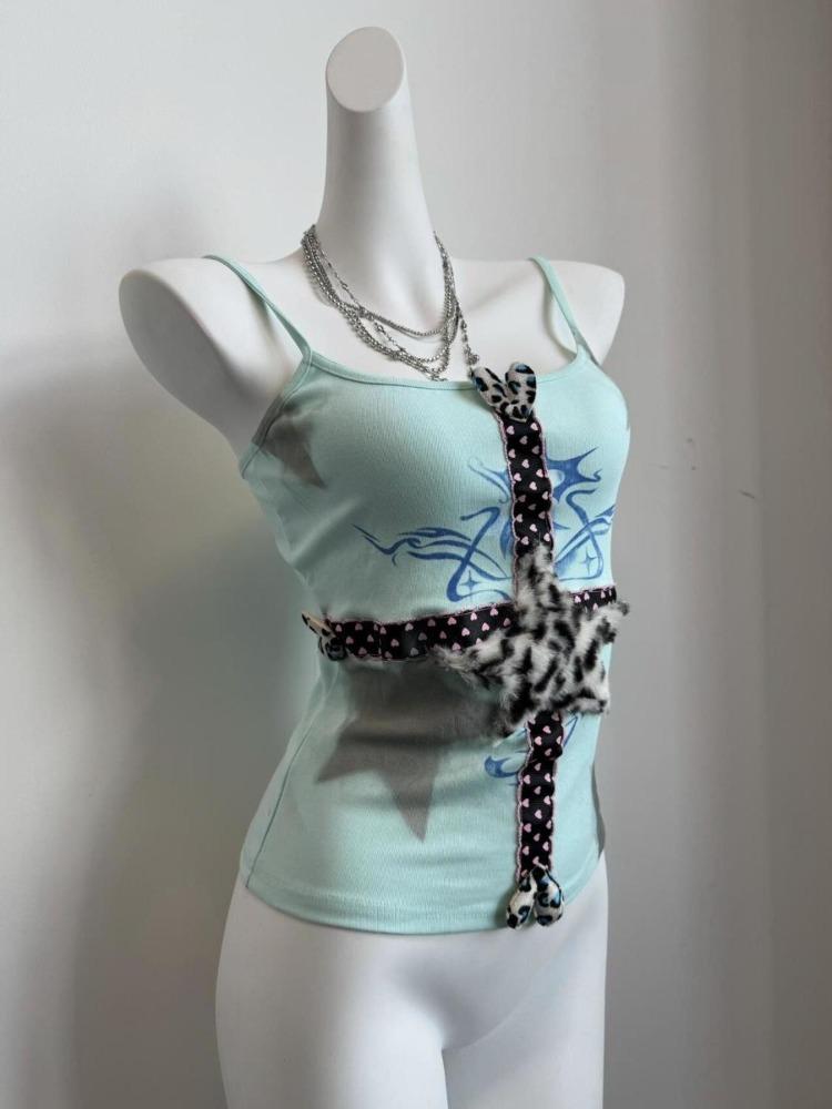 Y2k Style Aesthetic Sweet Sexy Tank Tops Women Summer Sleeveless Casual Clothes Harajuku Leopard Print Cropped Grunge Emo Girls L аквамарин
Y2k Style Aesthetic Sweet Sexy Tank Tops Women Summer Sleeveless Casual Clothes Harajuku Leopard Print Cropped Grunge Emo Girls L аквамарин