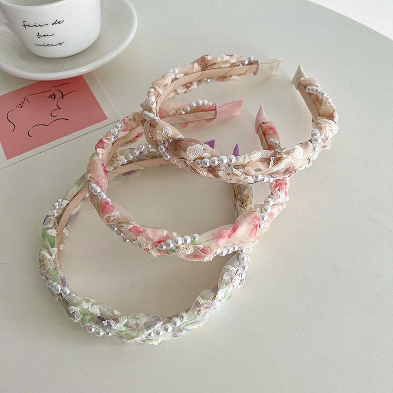 Pearl Hair Hair Band Bundle Headdress Mesh Printed Headband Thin Fashion Accessories Hair
Pearl Hair Hair Band Bundle Headdress Mesh Printed Headband Thin Fashion Accessories Hair