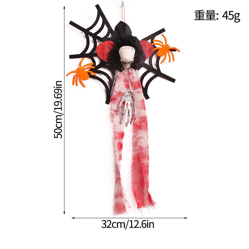 Halloween background pendant dark haunted house secret room indoor horror skull spider atmosphere Halloween decoration Pendant 50 * 31
Halloween background pendant dark haunted house secret room indoor horror skull spider atmosphere Halloween decoration Pendant 50 * 31