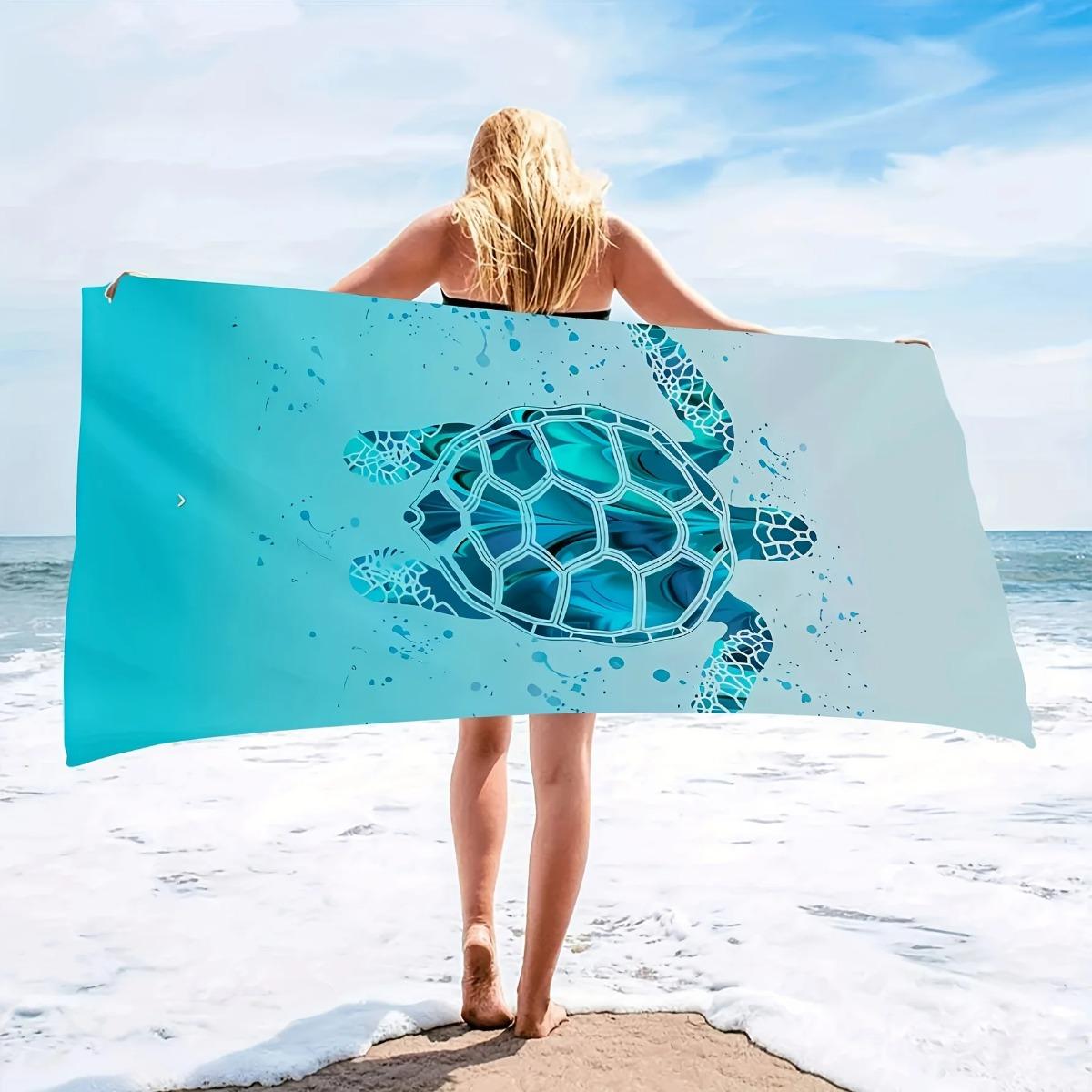 Turtle Print Beach Towel for Outdoor Fun Absorbent Quick Dry Bath Towels Bathroom Shower Swimming Microfiber Blanket W40*H60(CM)
Turtle Print Beach Towel for Outdoor Fun Absorbent Quick Dry Bath Towels Bathroom Shower Swimming Microfiber Blanket W40*H60(CM)