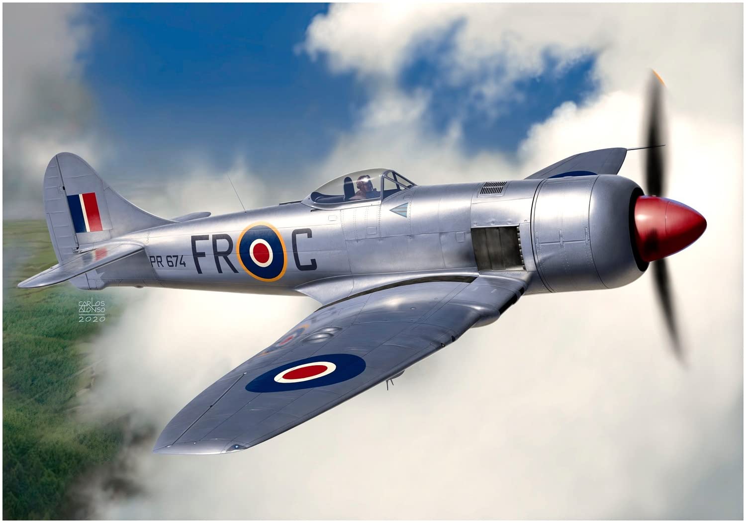 Пластиковая модель KP Model Royal Air Force Hawker Tempest Silver Wings KPM0228 1/72 F.2
Пластиковая модель KP Model Royal Air Force Hawker Tempest Silver Wings KPM0228 1/72 F.2
