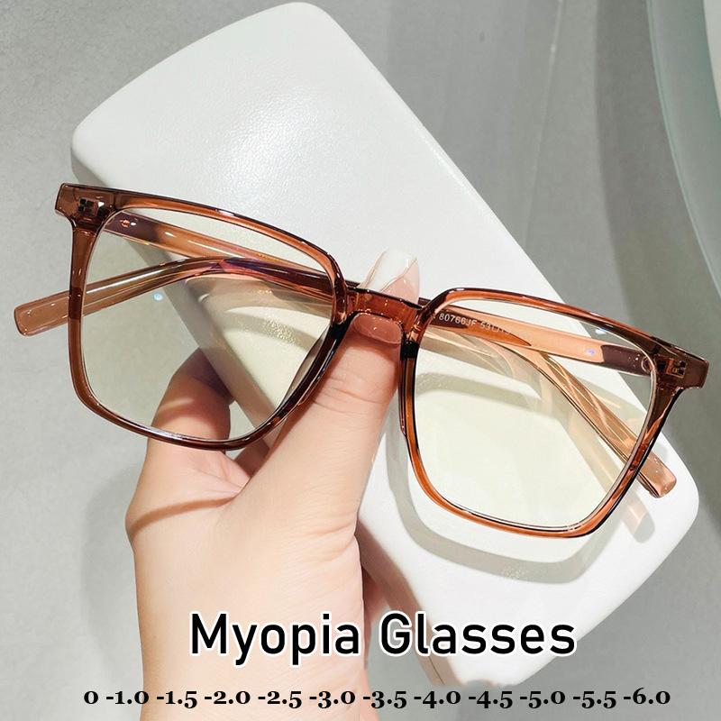 Fashion Anti Blue Light Blocking Myopia Glasses Unisex Women Men Computer Near Sight Eyewear Ultralight Square Minus Eyeglasses To -6.0
Fashion Anti Blue Light Blocking Myopia Glasses Unisex Women Men Computer Near Sight Eyewear Ultralight Square Minus Eyeglasses To -6.0