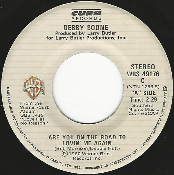 7inch Record DEBBY BOONE Are You On The Road To Lovin Me Ag WBS49176 WARNER BROS. 1980 Canada CountryFolk Used
7inch Record DEBBY BOONE Are You On The Road To Lovin Me Ag WBS49176 WARNER BROS. 1980 Canada CountryFolk Used