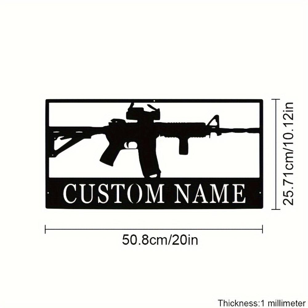 Custom Engraved Rifle Metal Wall Art Antique Look Gun Themed Durable Indoor Decor Office Gift
Custom Engraved Rifle Metal Wall Art Antique Look Gun Themed Durable Indoor Decor Office Gift