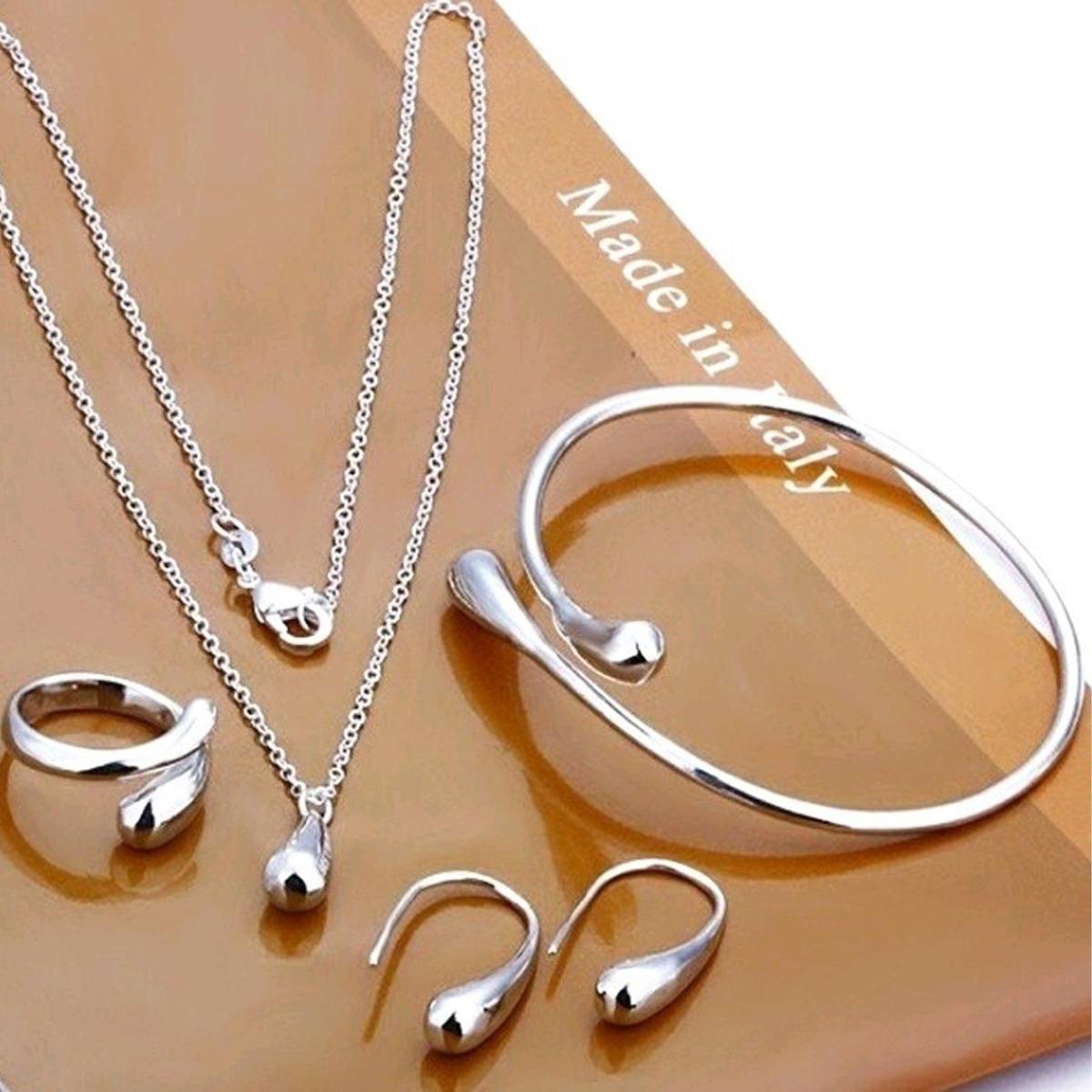 Women s Curved Bean Water Drop Earrings Necklace Bracelet Ring Set Wedding Banquet Party Holiday Gifts-8127
Women s Curved Bean Water Drop Earrings Necklace Bracelet Ring Set Wedding Banquet Party Holiday Gifts-8127