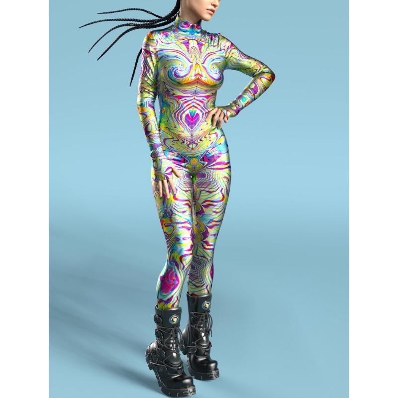 Разноцветный принтованный костюм скелета, женский комбинезон Zentai с застежкой-молнией спереди, комбинезоны для вечеринки на Хэллоуин, карнавальный праздничный наряд для шоу S
Разноцветный принтованный костюм скелета, женский комбинезон Zentai с застежкой-молнией спереди, комбинезоны для вечеринки на Хэллоуин, карнавальный праздничный наряд для шоу S