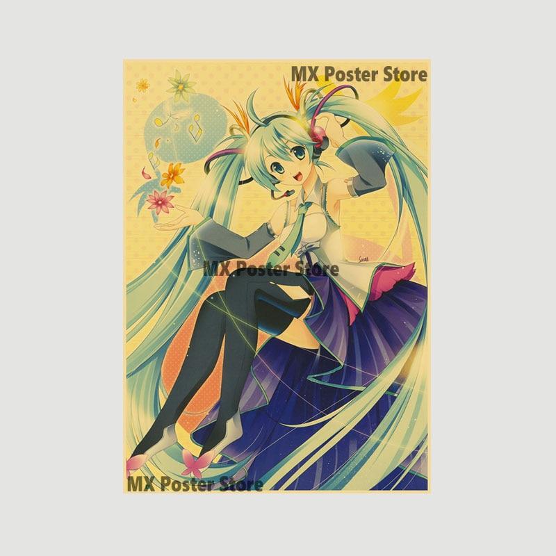 Аниме идол мультфильм певец Мику плакат HD печать крафт-бумага ретро настенные художественные фотографии спальня декоративная живопись домашний декор подарки 42x30cm
Аниме идол мультфильм певец Мику плакат HD печать крафт-бумага ретро настенные художественные фотографии спальня декоративная живопись домашний декор подарки 42x30cm