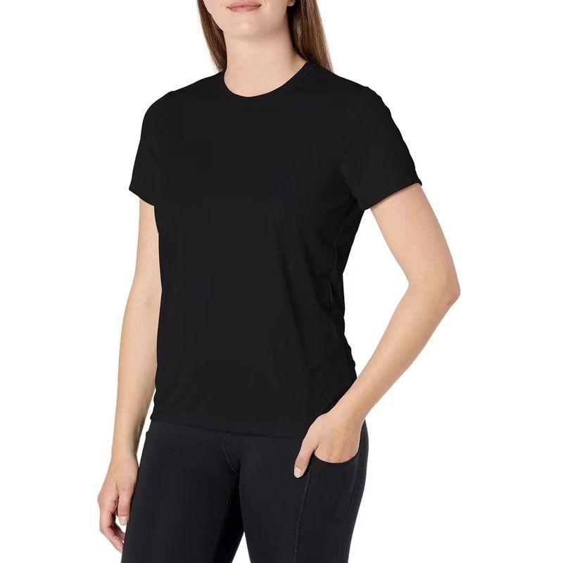 Mernu Футболка с коротким рукавом и круглым вырезом, повседневная, быстросохнущая Black S
Mernu Футболка с коротким рукавом и круглым вырезом, повседневная, быстросохнущая Black S