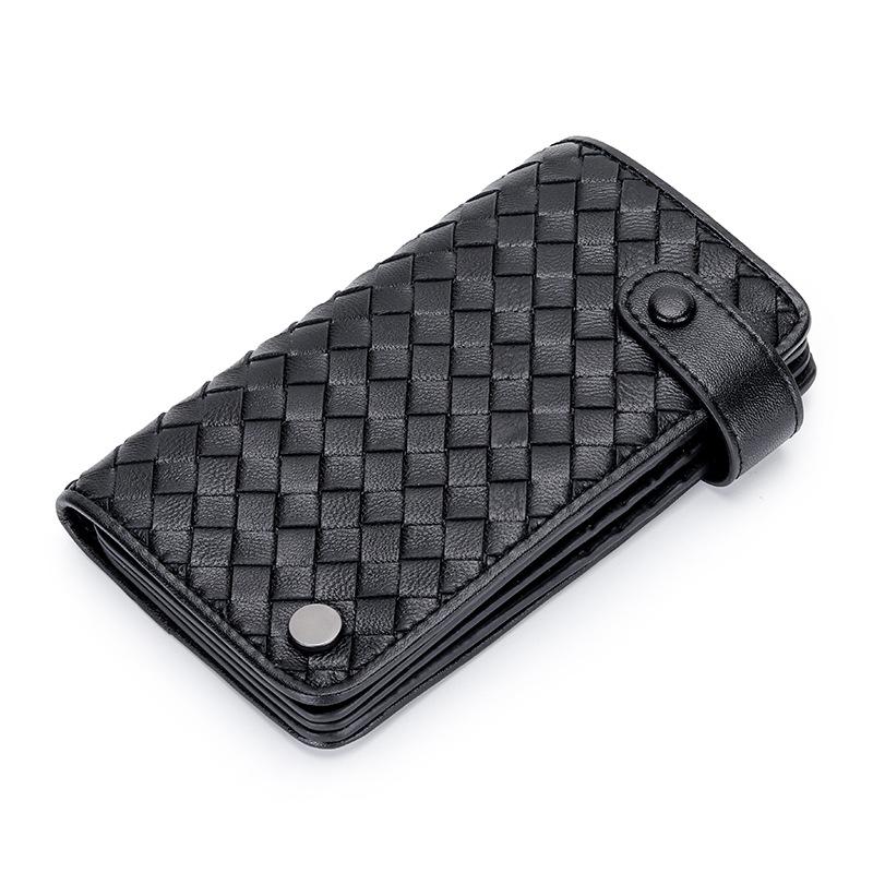 Large capacity sheepskin woven three-page card bag Men s and women s multi-card card holder bag Credit card genuine leather business card bag чёрный
Large capacity sheepskin woven three-page card bag Men s and women s multi-card card holder bag Credit card genuine leather business card bag чёрный