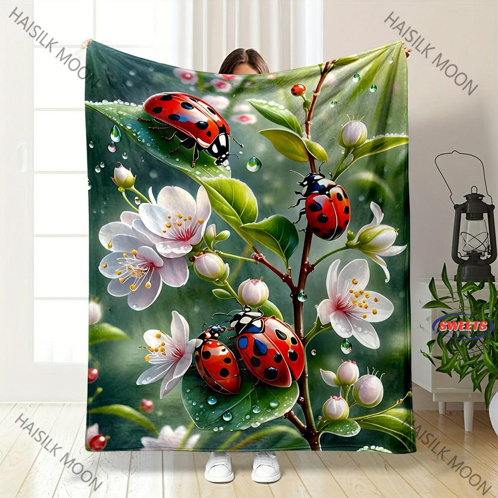 Multiple Sizes Seven-spotted Ladybug Gifts for Women Lightweight Blankets Room Decor 6 Size Options Top 10 Holidays Gifts 75x90cm
Multiple Sizes Seven-spotted Ladybug Gifts for Women Lightweight Blankets Room Decor 6 Size Options Top 10 Holidays Gifts 75x90cm