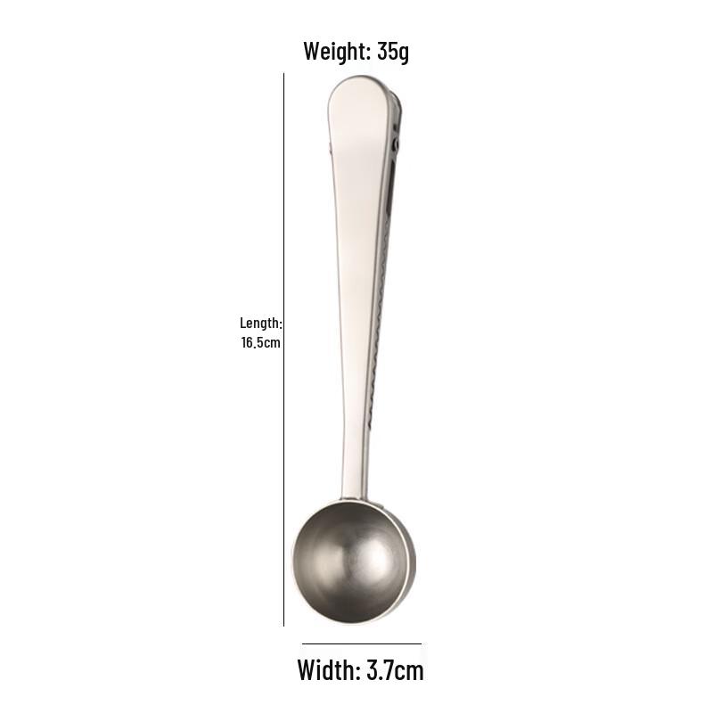 Stainless Steel Coffee Measuring Scoop and Bag Clip (3-Pack)
Stainless Steel Coffee Measuring Scoop and Bag Clip (3-Pack)