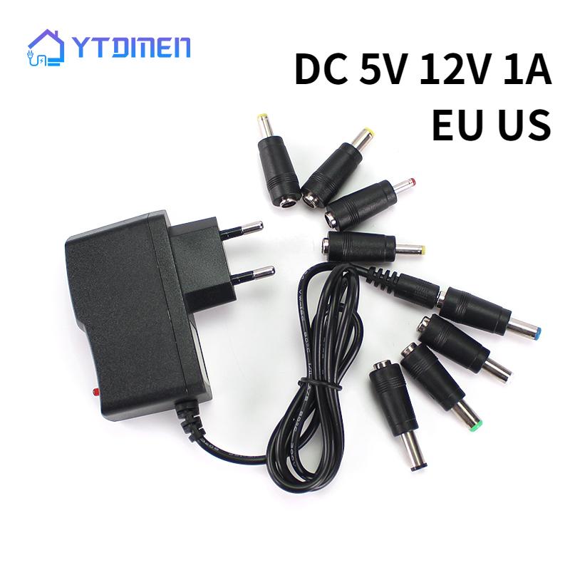 AC/DC 5V 12V 1A Adapter Power Supply 5.5mmx2.5mm Switch Power Charger 110V to 220V with 8 Universal Conversion Connector Plug
AC/DC 5V 12V 1A Adapter Power Supply 5.5mmx2.5mm Switch Power Charger 110V to 220V with 8 Universal Conversion Connector Plug