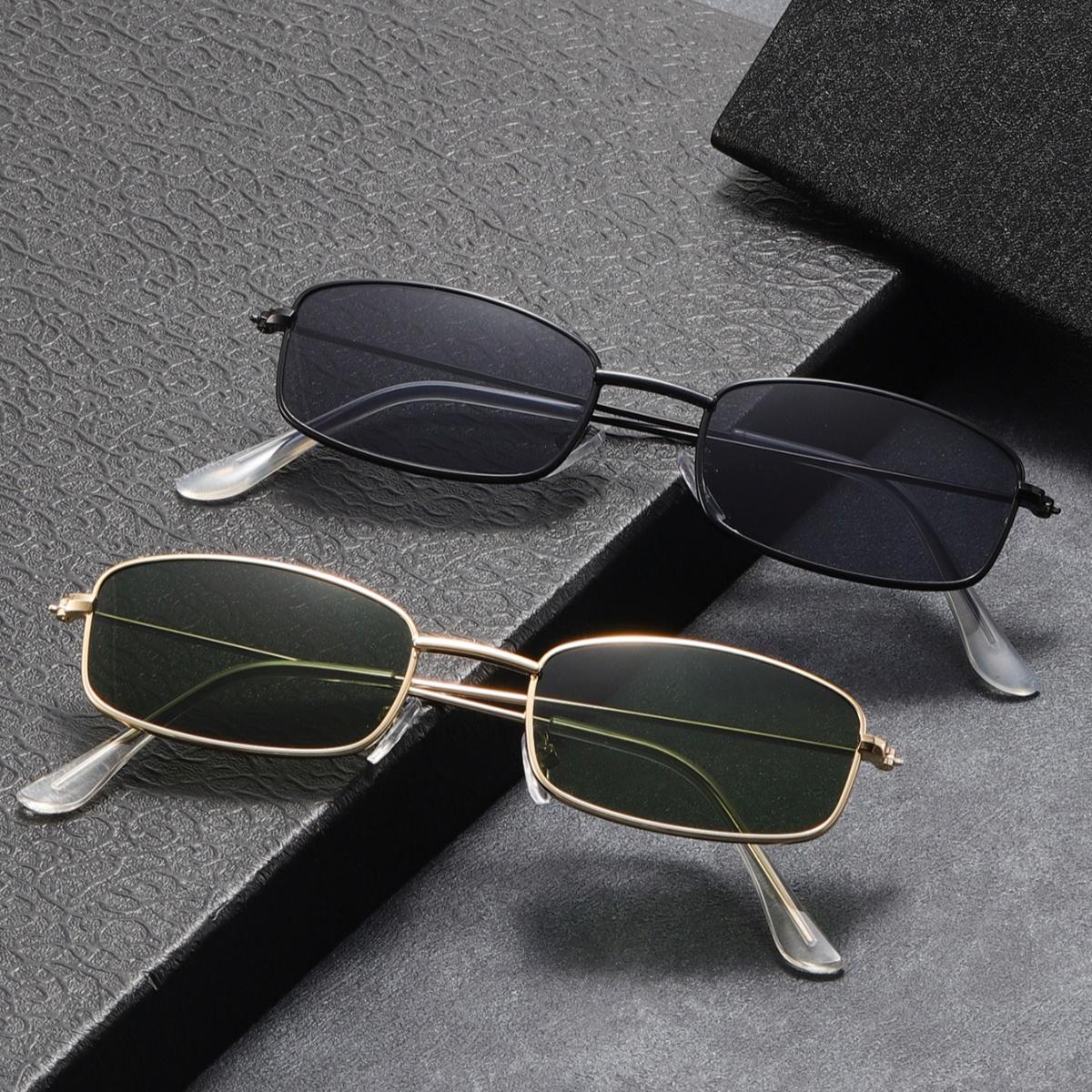 2pcs European and American retro fashion Y2K sunglasses for summer sun shading, sun protection, UV protection, lightweight sungl
2pcs European and American retro fashion Y2K sunglasses for summer sun shading, sun protection, UV protection, lightweight sungl