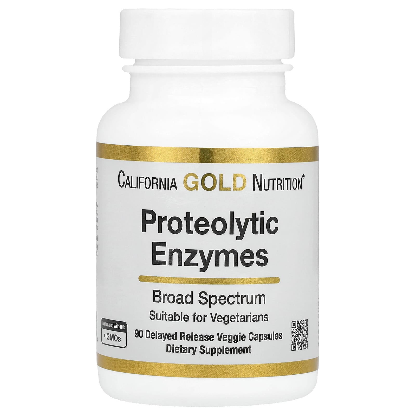 Contains Proteolytic Enzymes, Fruit-derived Blend, Rutin, Pancreatin Replacement Blend, Serratiopeptidase, Delayed Release Veggie Capsules 90
Contains Proteolytic Enzymes, Fruit-derived Blend, Rutin, Pancreatin Replacement Blend, Serratiopeptidase, Delayed Release Veggie Capsules 90