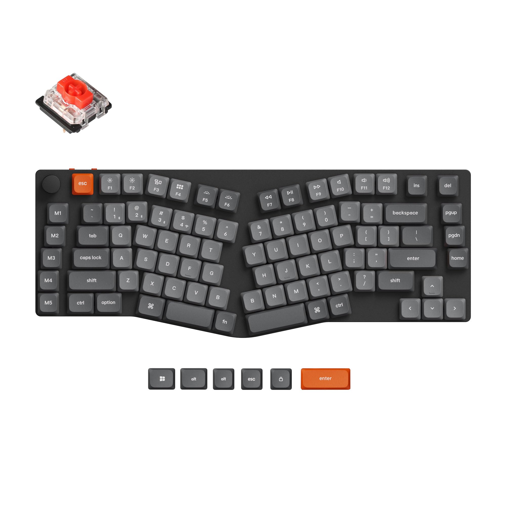 Keychron K15 Max 75% розкладка Alice Бездротова спеціальна механічна клавіатура QMK, 2,4 ГГц Bluetooth, розкладка США, підсвічування RGB, сумісна з гарячою заміною, низька
Keychron K15 Max 75% розкладка Alice Бездротова спеціальна механічна клавіатура QMK, 2,4 ГГц Bluetooth, розкладка США, підсвічування RGB, сумісна з гарячою заміною, низька
