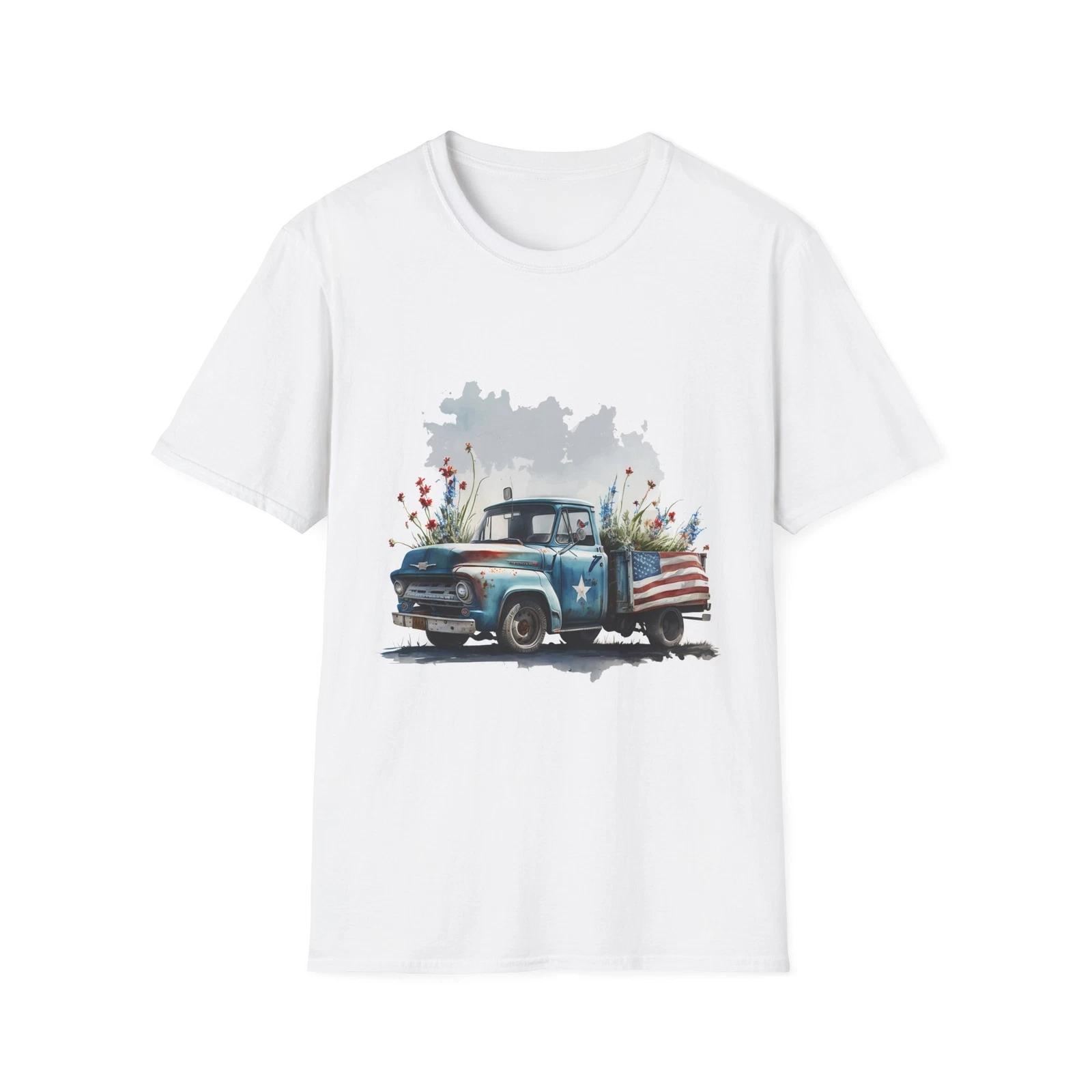 Vintage Pickup Truck Tee, Americana Shirt, Gift for Him, Summer Style, Casual 4XL
Vintage Pickup Truck Tee, Americana Shirt, Gift for Him, Summer Style, Casual 4XL