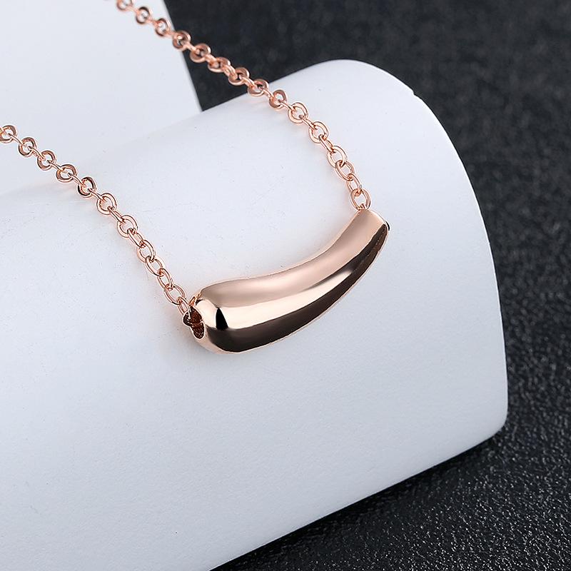 Ожерелье в виде баклажана, милое, темпераментное, популярное ожерелье, цепочка на ключицу, цепочка на шею