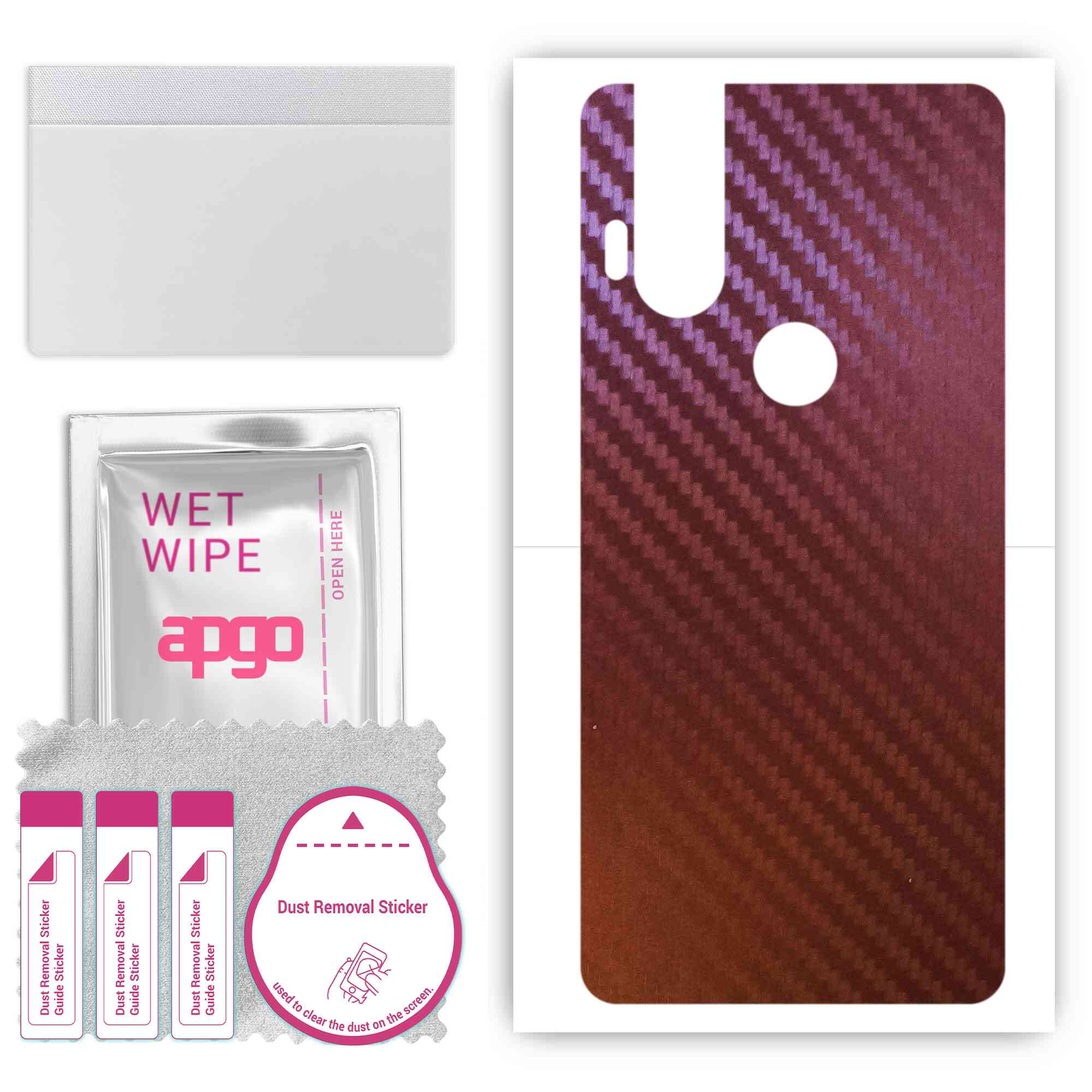 apgo skin sticker film foil vinyl for the BACK compatible with Motorola One Hyper, scratch-resistant, easy to install - Carbon Chameleon CAKA5
apgo skin sticker film foil vinyl for the BACK compatible with Motorola One Hyper, scratch-resistant, easy to install - Carbon Chameleon CAKA5