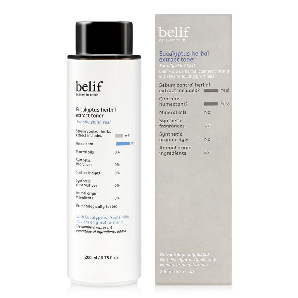 belif Eucalyptus Extract Toner 200ml Refreshing Moisturizing Care
belif Eucalyptus Extract Toner 200ml Refreshing Moisturizing Care
